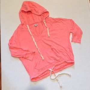 🧜🏻‍♀️ American Eagle live your life coral hoodie